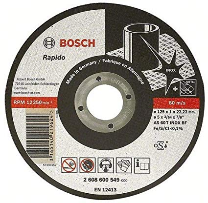 Disco Corte Rapido Inoxidable 180X2 Ree A 2