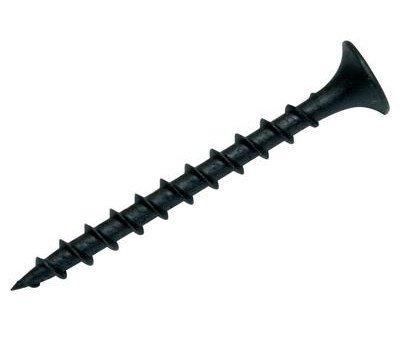 Tornillo Madera Negro 12X5