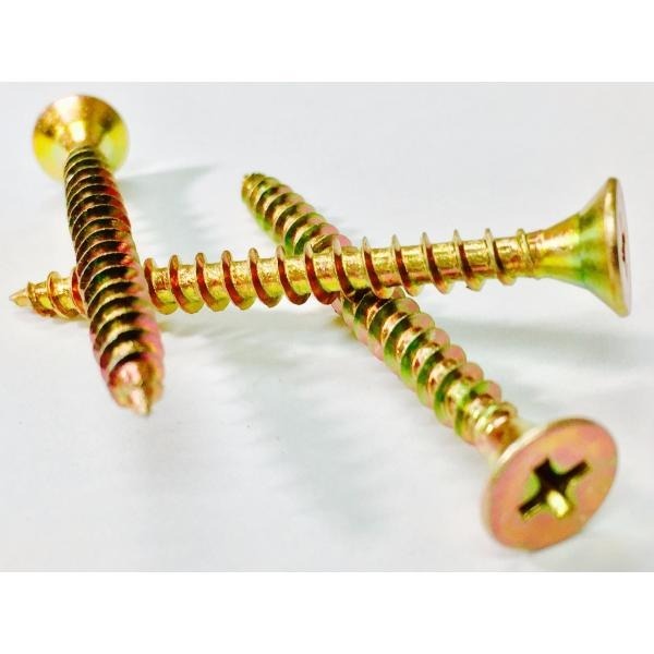 Tornillo Madera Tel Dorado 8 X 2 (21X50)