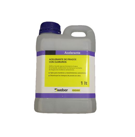 Acelerante De Frague Y Anticongelante C/Cloruro X 1L