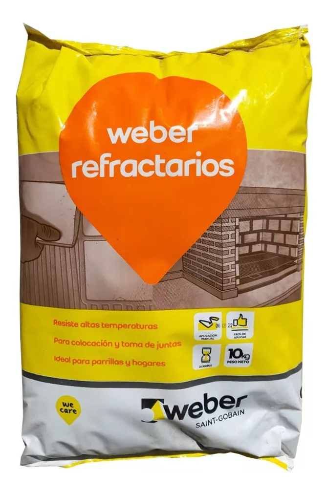 Adhesivo Refractario Weber.Tec X 10kg