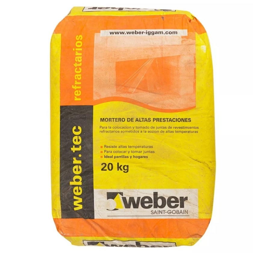 Adhesivo Refractario Weber.Tec X 20kg