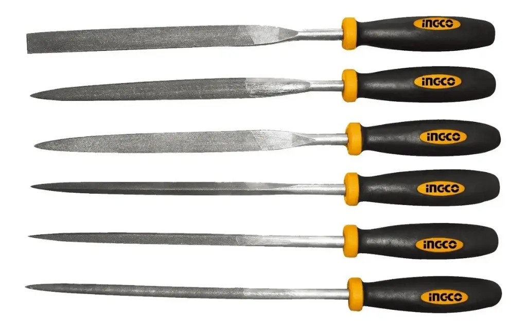 Set 6 Limas Para Metal 5.6"/140mm - HKTF63