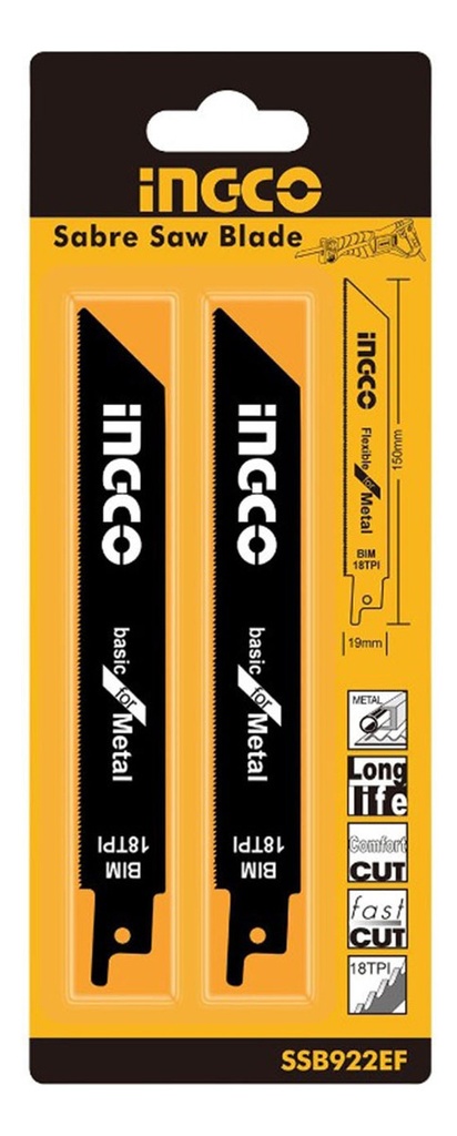 Hoja De Sierra Sable Para Metal - SSB922EF