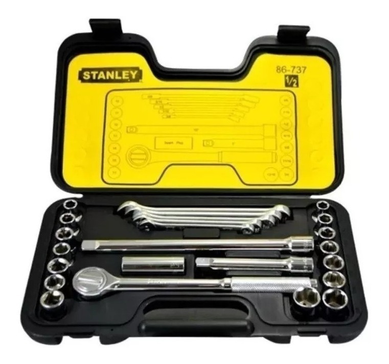Jgo 25 Llaves Y Tubos Stanley Pulgada 86737