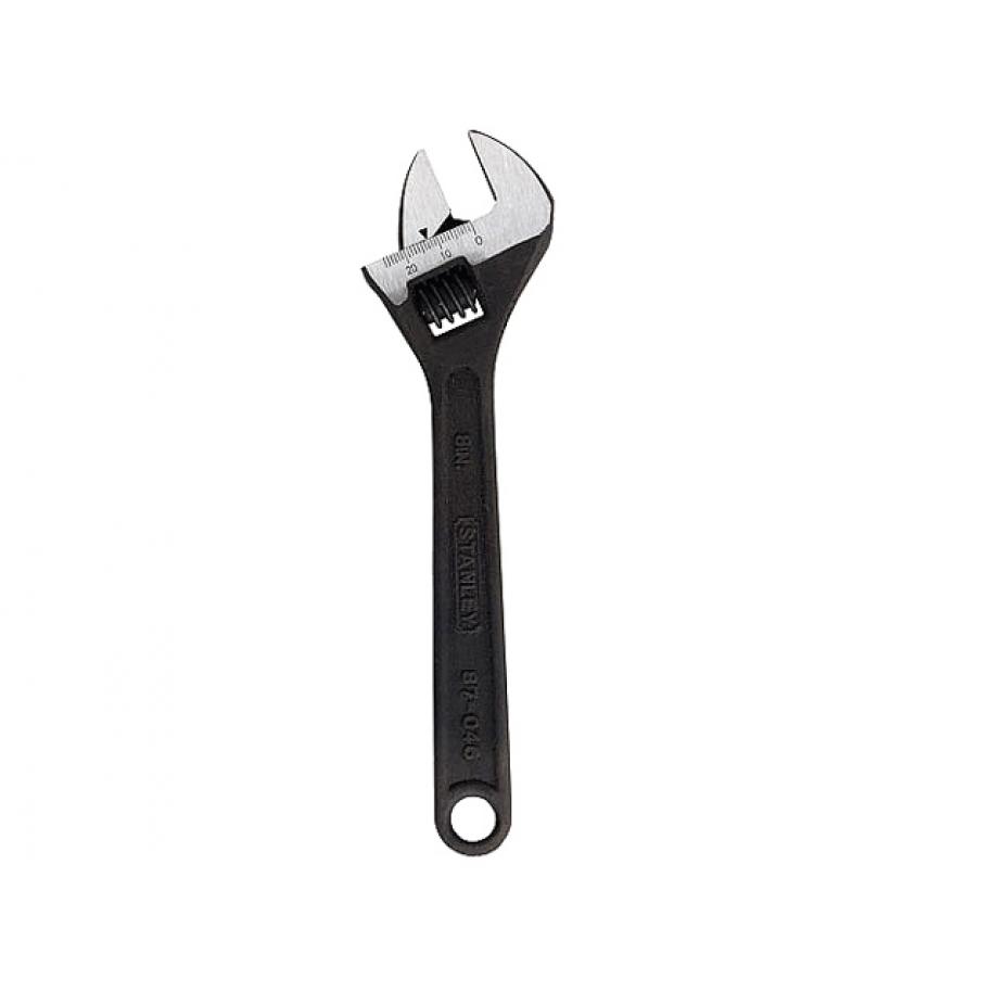 Llave Ajustable Fosfatada Negra Stanley 12"(87048)