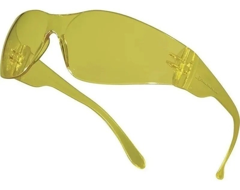 Anteojos Policarbonato Antirayas UV400 Amarillos  BRAVA2