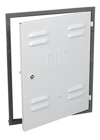 Puerta Chapa Para Gas Marco Plastico 40x50