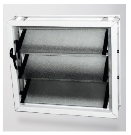 Aireador Aluminio Blanco Con Reja Vid.Mosquitero 40 X 36