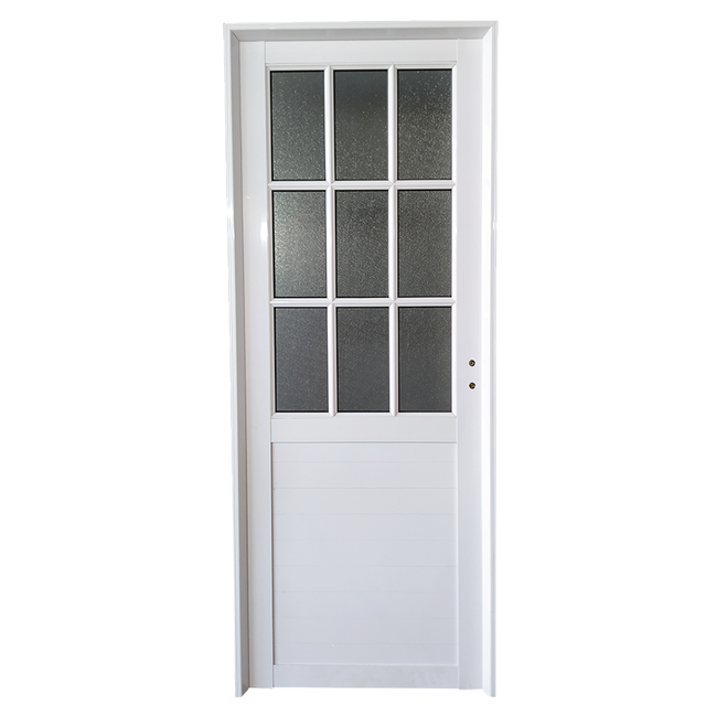 Puerta Aluminio 80x200 Tubular 36mm 1/2 Izq
