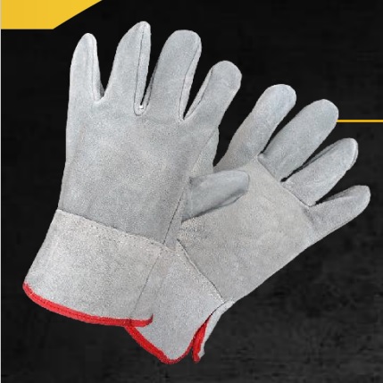 Guante Descarne Gris  Puño Corto Talle Unico