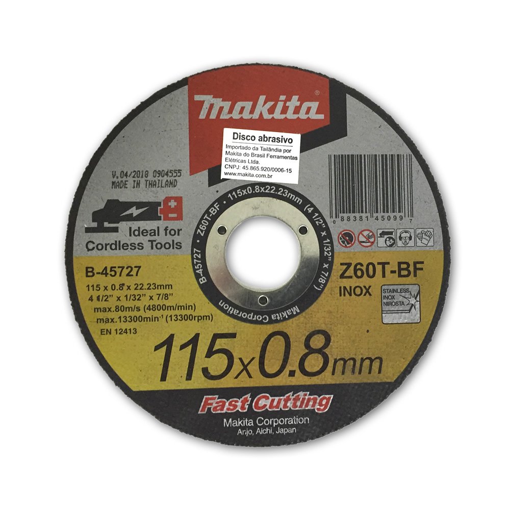 Disco De Corte 115x0.8x22.23  Z60T-BF