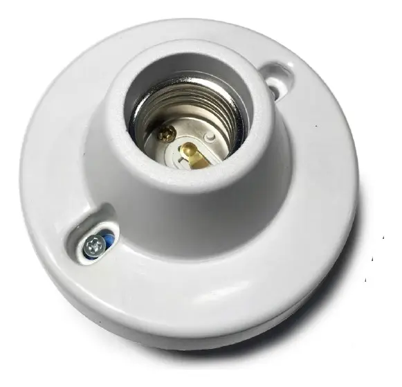 Receptaculos E27 Blanco Caja Octo/Rect (75u)