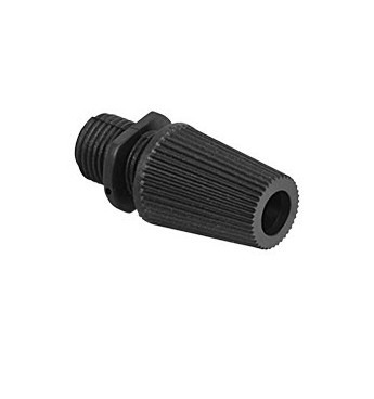 Terminal Plastico Negro X 1