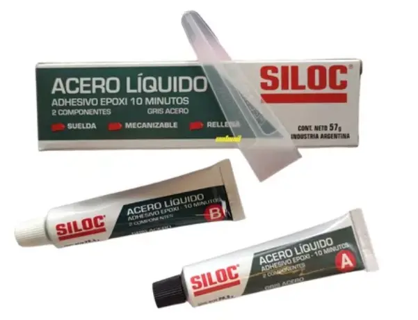 Acero Liquido Epoxi 10 Min 57 Grs  $ X Unidad