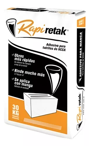 Adhesivo Retak 30kg  Aplicacion Con Manga