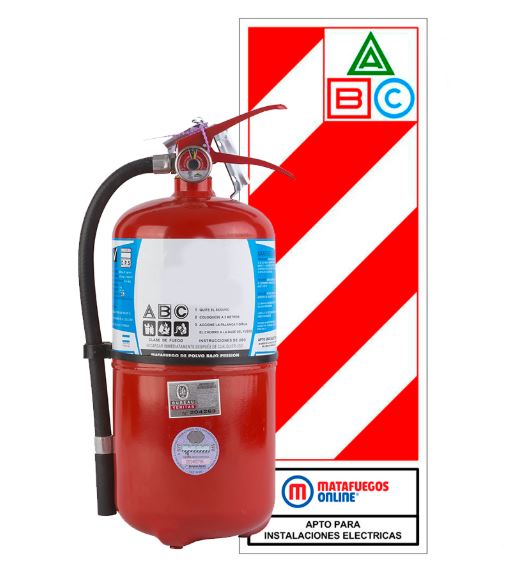 Matafuego Reglam. 5kg ABC C/DPS Y Sop. Horiz