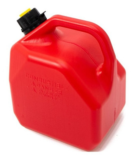 Bidon Plastico 5lts Antiventeo Rojo P/Nafta
