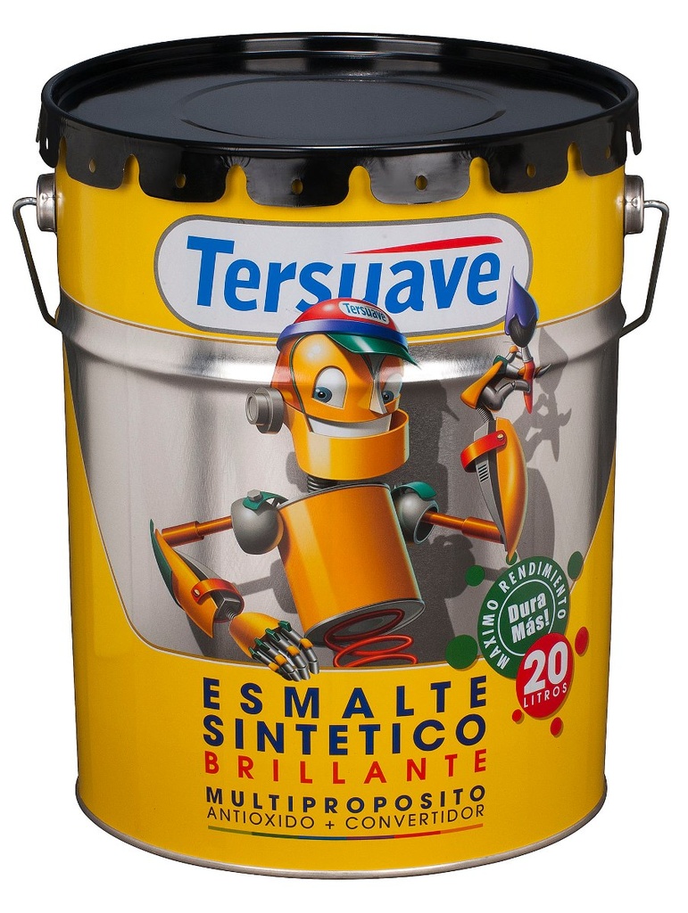 Esmalte Sintetico Negro Brillante 1L