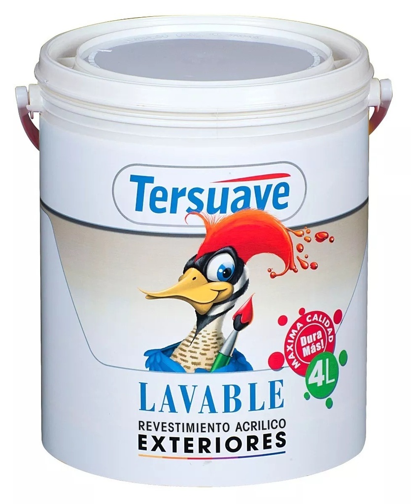 Latex Lavable P/Ext Mate Blanco 4 Lts