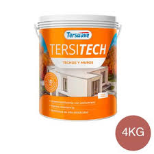 Tersitech Impermeabilizante Techos y Muros Rojo Teja 4kg