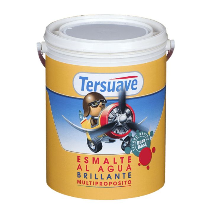 Esmalte Acuoso Satinado Negro 1/2 Lt