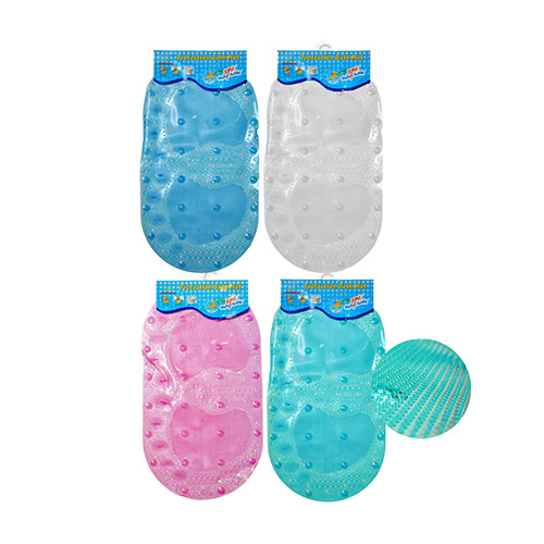 Alfombra Baño Oval Transparente  -82147-