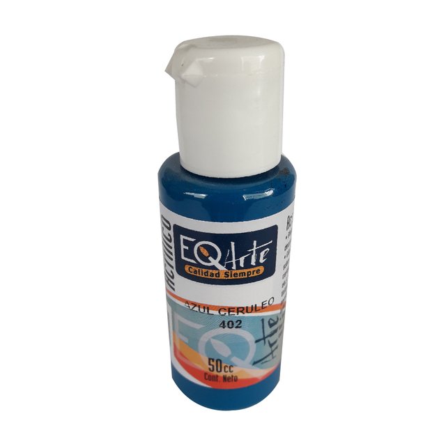 Acrilico Decorativo Azul Ceruleo 50Cc