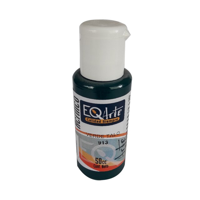 Acrilico Decorativo Verde Cromo Oscuro 50Cc