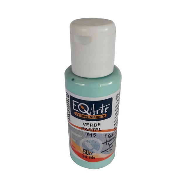 Acrilico Decorativo Verde Pastel 50Cc