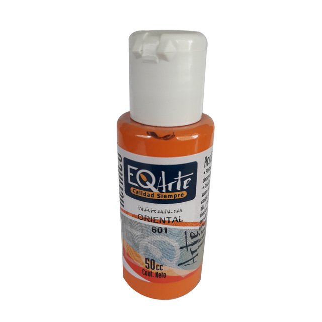 Acrilico Decorativo Naranja Oriental 50Cc