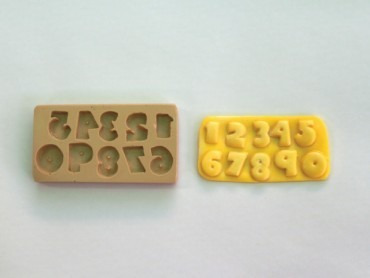 Moldes Resina - Placa Numeros