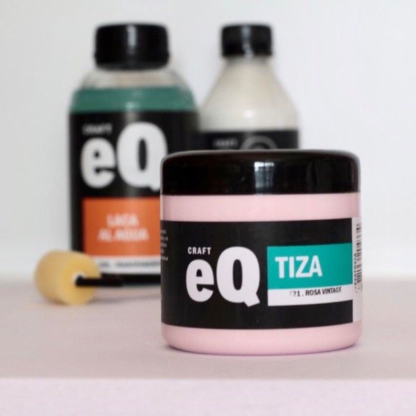 Pintura A La Tiza Rosa Vintage  200cc