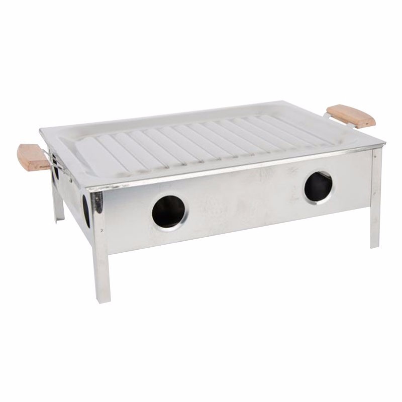 Parrilla Brasero Con Asas Madera CR