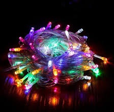 Luces De Navidad Led 100 Multicolor X10 Mts
