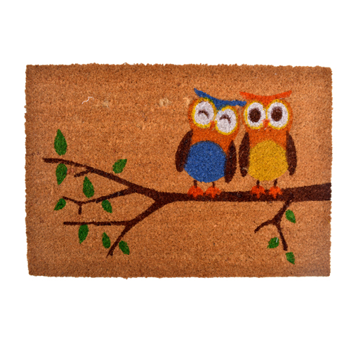 Felpudo Coco Dec. Buhos 40x60C