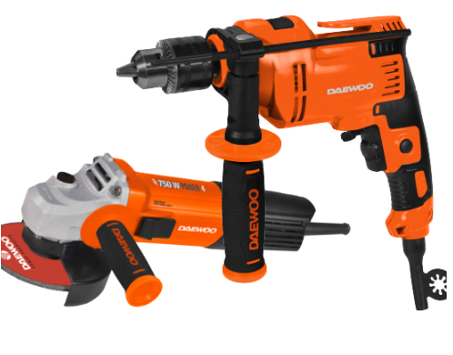 Kit Taladro DAID550 + Amoladora DAAG115-75B