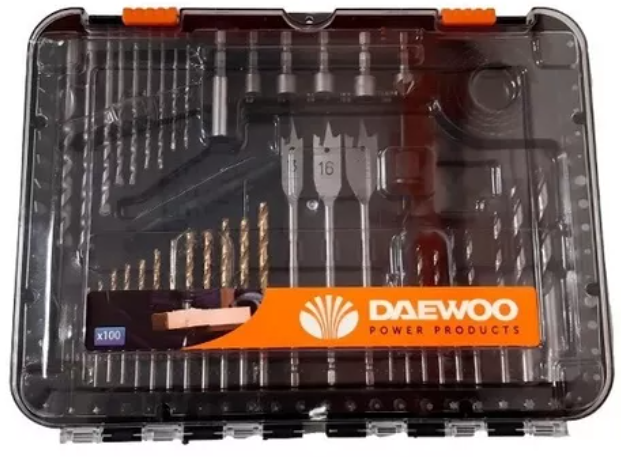 Kit. 100Pzs Mechas Puntas Sierra Copa Daewoo
