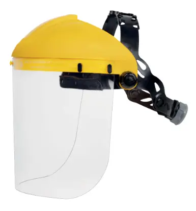 Protector Facial Policarbonato Incoloro C/Arnes a Cremallera