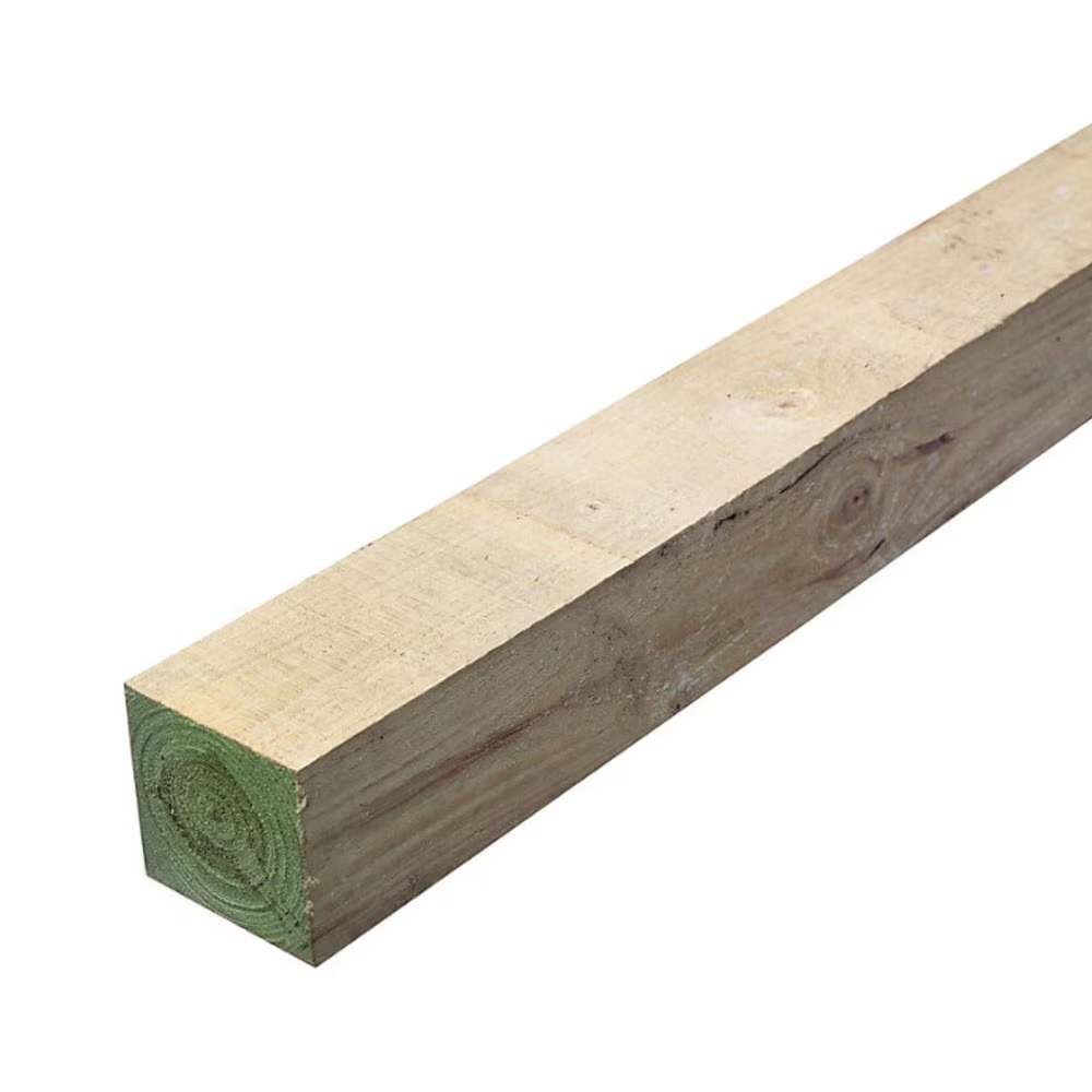 Pino En Bruto 1ra   3" x3x8 Pies(2.43m) $ X Liston