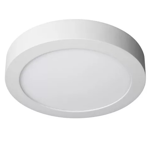 Plafon Led Slim Redondo Base 18W Fria