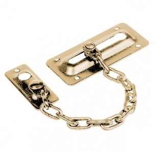 Cadena de Seguridad Bronceada 80x36mm