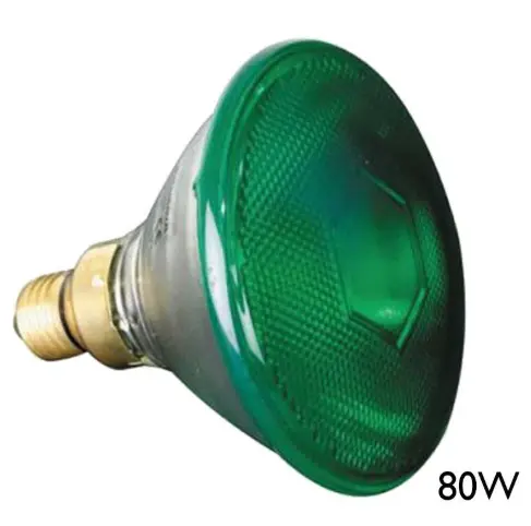 Lampara Par38 80W Halogena Verde