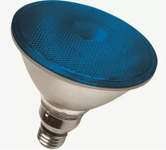 Lampara Par38 80W Halogena Azul