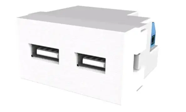 Toma USB Doble De Carga 2 A Platinum Blanco 60246