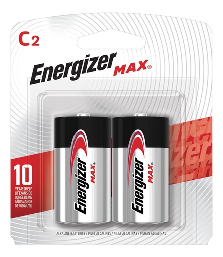Pila Energizer Mediana C 1.5V ($ X Unid) Blister x 2