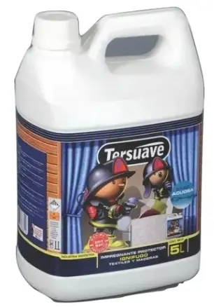 Impregnante Ignifugo Base Ac. Textiles y Maderas Mate x 5 Lt