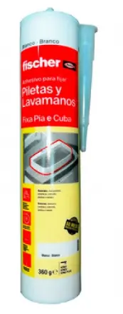 Adhesivo P/Piletas Y Lavamanos 360 Gr