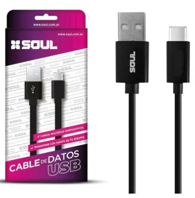 Cable Carga Rapida Micro Usb 2M Marca SOUL