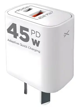 Cabezal Fast Charge 1USB + 1PD 45W S/Cable XAEA